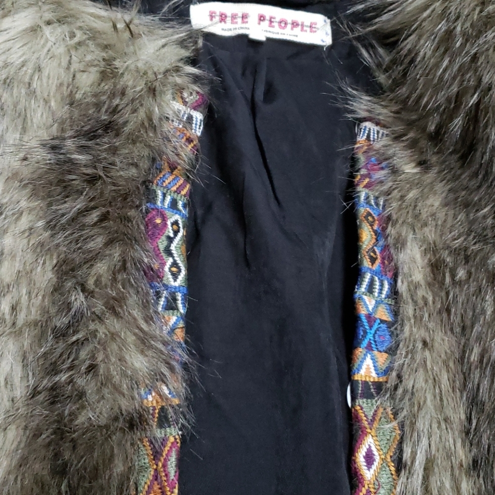 NWT Free People Faux Fur Jacket - Picture 10 of 10